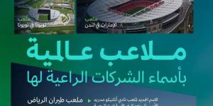 "طيران الرياض" يزين ملعب أتلتيكو مدريد في اتفاقية تاريخية تمتد لتسع سنوات - ستاد العرب