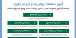 أمين منطقة الرياض يصدر قرارات إدارية تُسهم في مواصلة التطوير ورفع كفاءة الأعمال - ستاد العرب