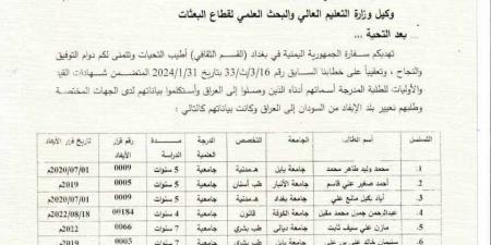 الاتحاد
      العالمي
      للمهاجرين
      اليمنيين
      يناشد
      قيادات
      الدولة
      لحل
      مأساة
      مبتعثين - ستاد العرب