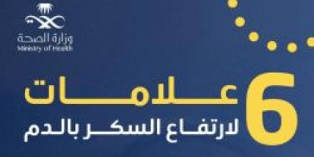 بالإنفوجرافيك .. 6 علامات لارتفاع السكر بالدم من عش بصحة - ستاد العرب