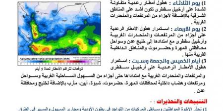 الأرصاد
      تحذر
      من
      اضطراب
      مداري
      في
      بحر
      العرب - ستاد العرب