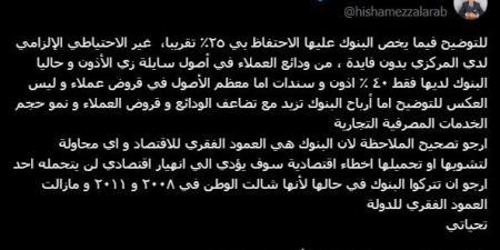 التشكيك مش في مصلحتنا، عز العرب يكشر عن أنيابه ويدافع عن القطاع المصرفي - ستاد العرب