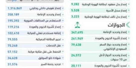 أكثر من (8.5) ملايين عملية إلكترونية عبر أبشر في ديسمبر - ستاد العرب