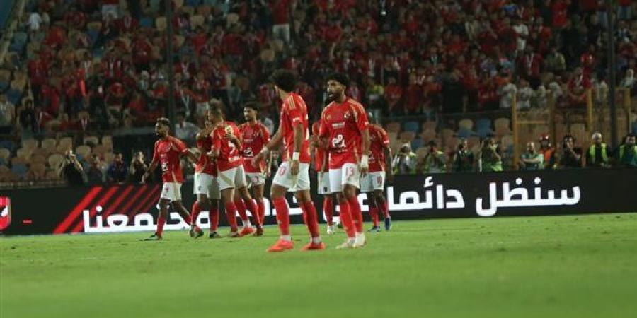 الأهلي يتقدم على جورماهيا بهدف في الشوط الأول - ستاد العرب