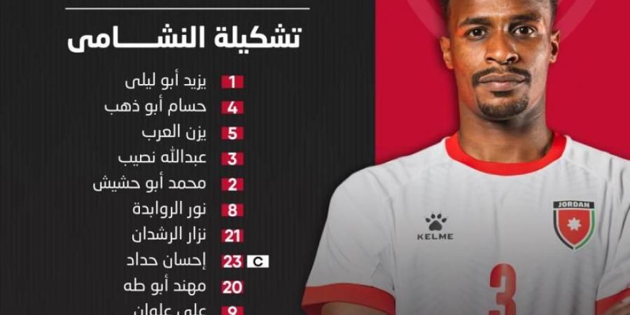 تشكيلة منتخب نشامى الأردن أمام كوريا الجنوبية - ستاد العرب