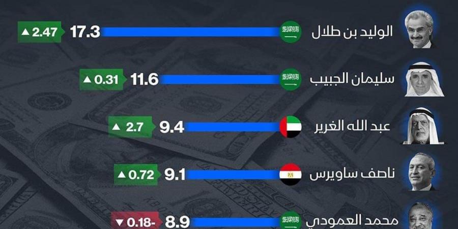 64 مليار دولار ثروات أثرياء العرب لعام 2024 وآل ساويرس يمثلون مصر - ستاد العرب