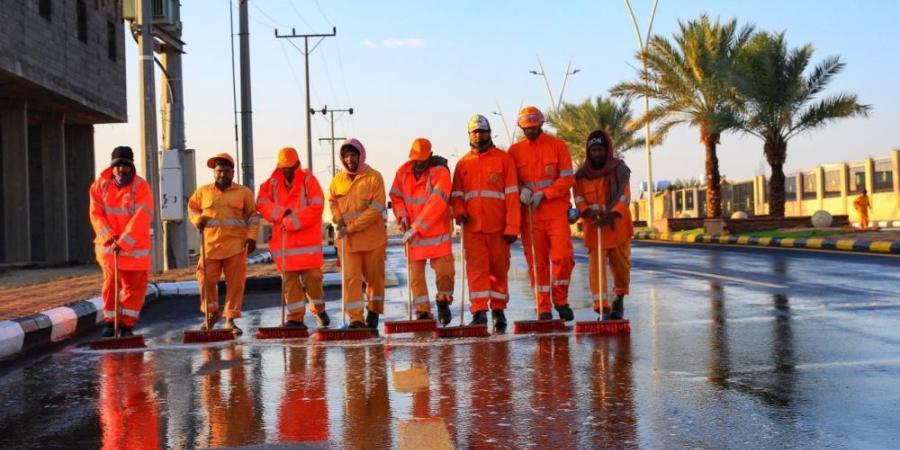 أمطار الجمعة أولى بشائر الوسم في الجوف - ستاد العرب