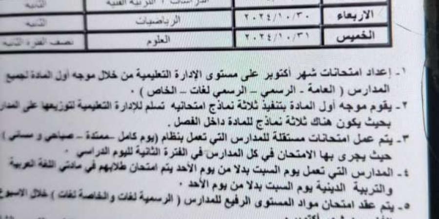 طلاب
      النقل
      في
      بني
      سويف
      يؤدون
      اختبار
      أكتوبر
      في
      الرياضيات
      اليوم - ستاد العرب