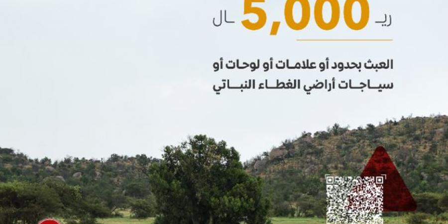 "مكافحة التصحر": 5000 ريال غرامة العبث بعلامات الغطاء النباتي وسياجاته - ستاد العرب