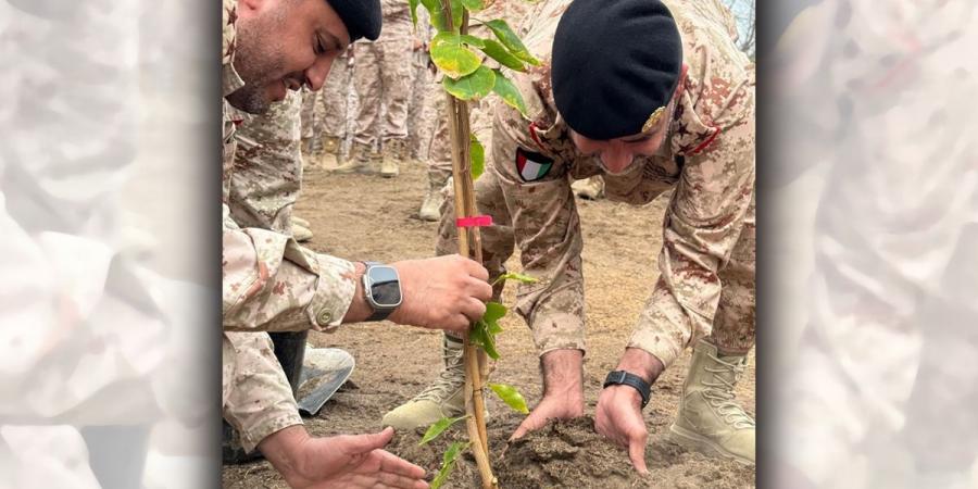 سلاح الدفاع الجوي بالجيش ينظم فعالية «يوم التخضير» - ستاد العرب