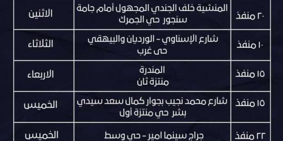 أماكن
      ومواعيد
      سوق
      المزارعين
      بالإسكندرية..
      أرخص
      الأسعار
      وأجود
      المنتجات - ستاد العرب