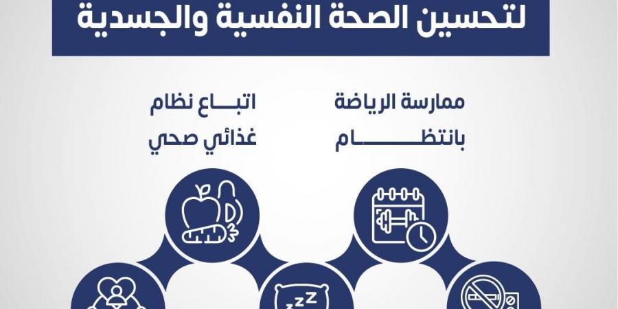 «الصحة» تقدم روشتة لتحسين الصحة النفسية والجسدية (5 خطوات) - ستاد العرب