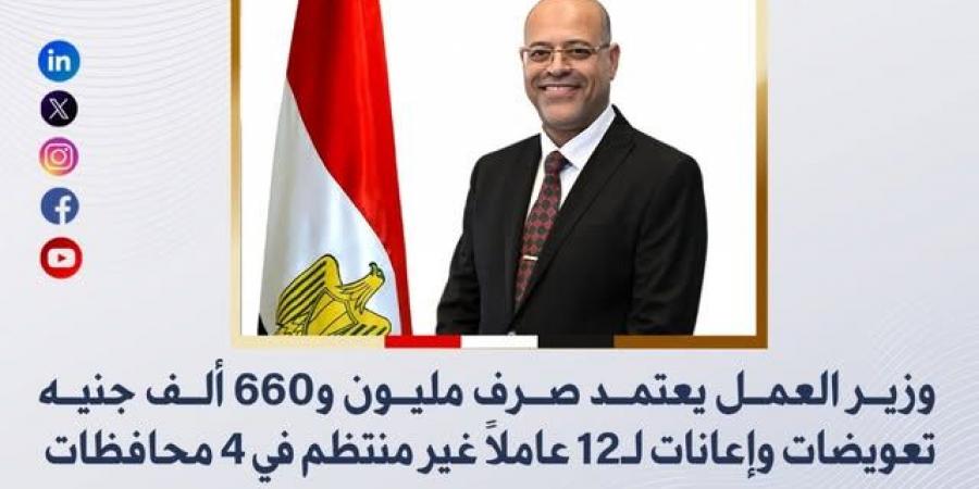 صرف 1.66 مليون جنيه لـ12 عاملًا غير منتظم في 4 محافظات - ستاد العرب