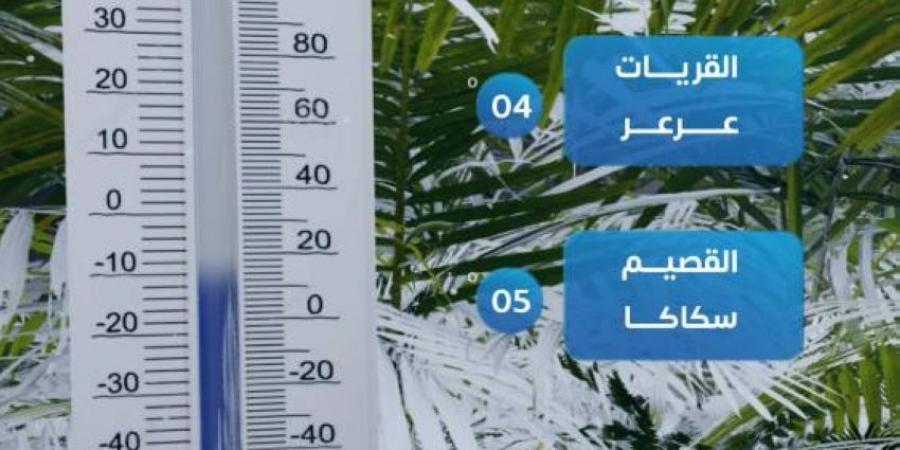 اليوم.. تبوك وطريف تسجلان أقل درجة حرارة بالمملكة - ستاد العرب