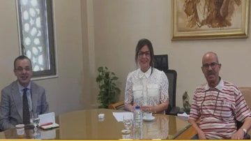 وزيرة الثقافة تبحث مع المترجم سمير عبد ربه الاستفادة من خبرات رموز الإبداع