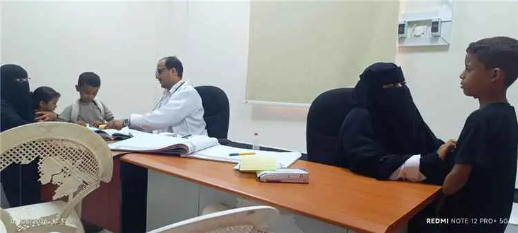 الكادر الطبي بمركز باتيس الصحي يباشرون الدوام الرسمي بعد إجازة عيد الأضحى