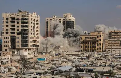 استشهادُ فلسطيني في قصف الاحتلال الإسرائيلي وسط قطاع غزة