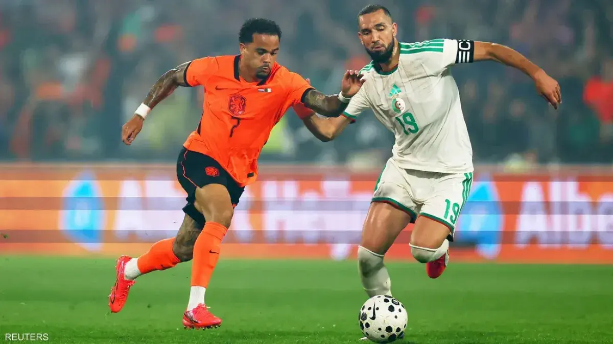 الجزائر تفوز على هولندا ودياً قبل المونديال