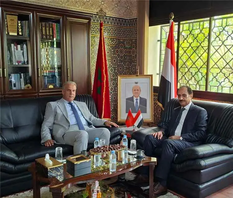 السفير الأصبحي يستقبل مدير وكالة بيت مال القدس الشريف ويشيد بدورها في صون التراث المقدسي