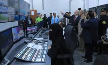 السفير الالماني يطلع على نشاط قناة سبأ الفضائية وهيئة مستشفى مأرب العام