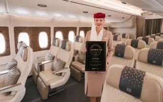 طيران الإمارات تُتوّج بلقب “أفضل ناقلة جوية في الشرق الأوسط”
