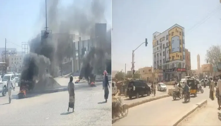 عصيان مدني يشل الحركة في سيئون احتجاجاً على انقطاع الكهرباء وتردي الأوضاع
