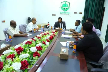 نائب رئيس جامعة المهرة للدراسات العليا والبحث العلمي يبحث مع مؤسسة صلة للتنمية برنامج المنح الدراسية للدراسات العليا